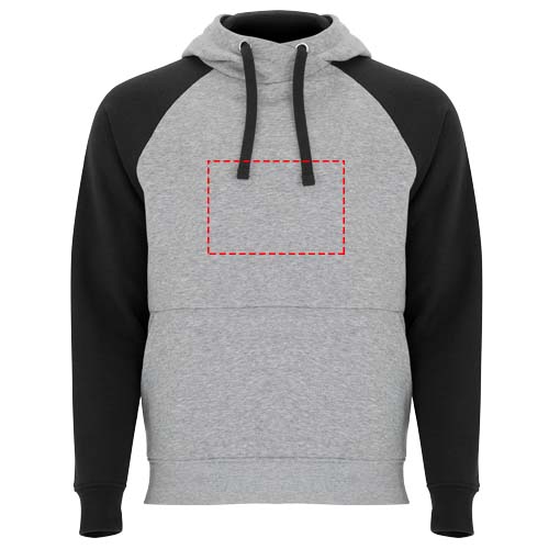 Badet 280 g/m² tweekleurige kinderhoodie