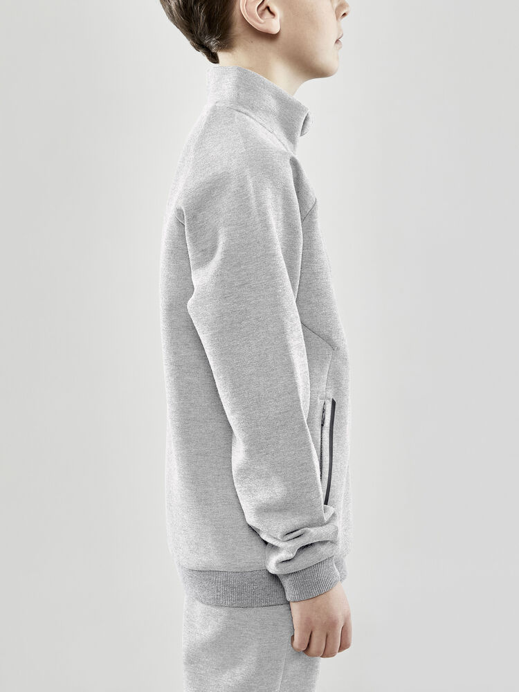 Craft - CORE Soul Full Zip Jacket Jr Grey Melange 146/152