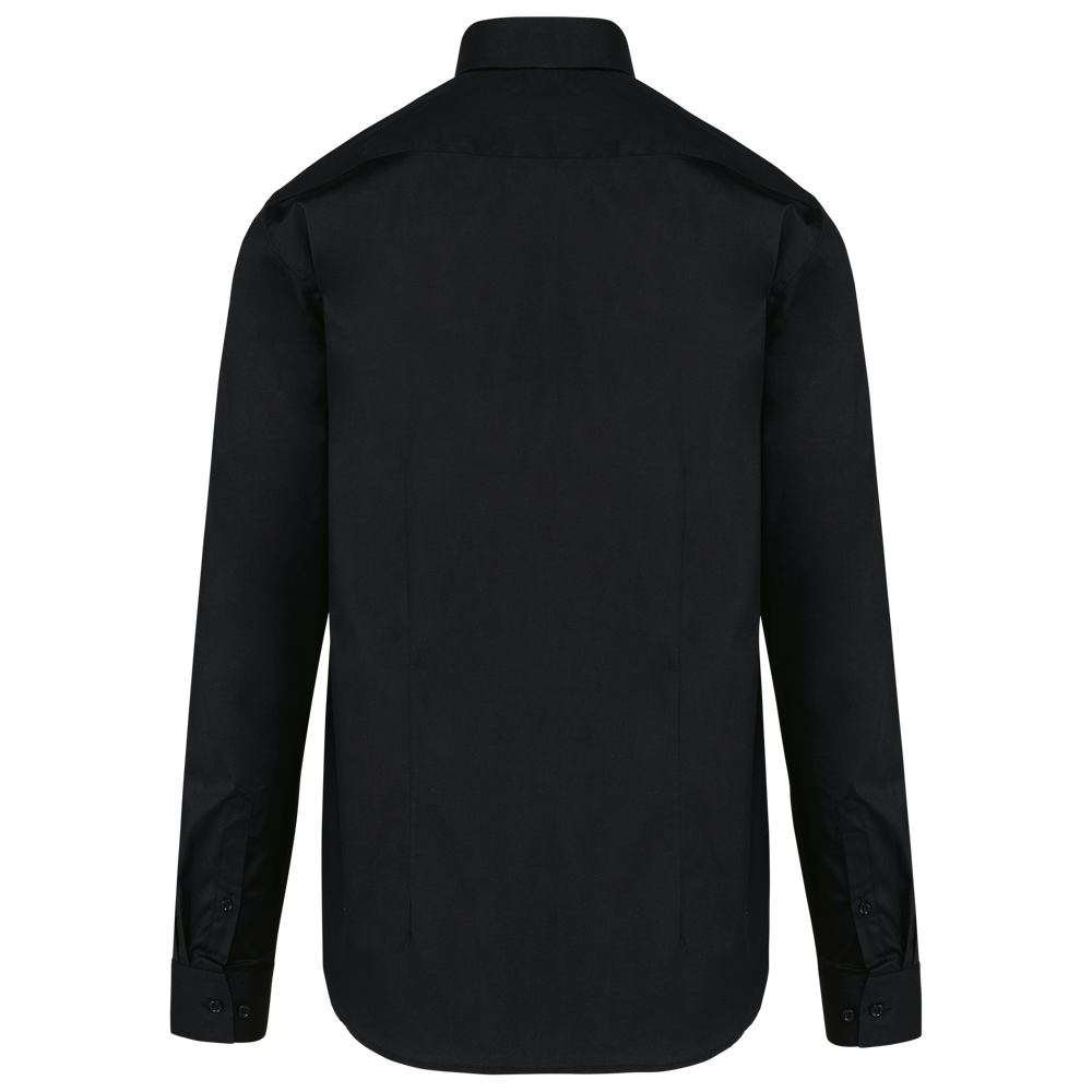 PK504 - Popeline Herenoverhemd met lange mouwen