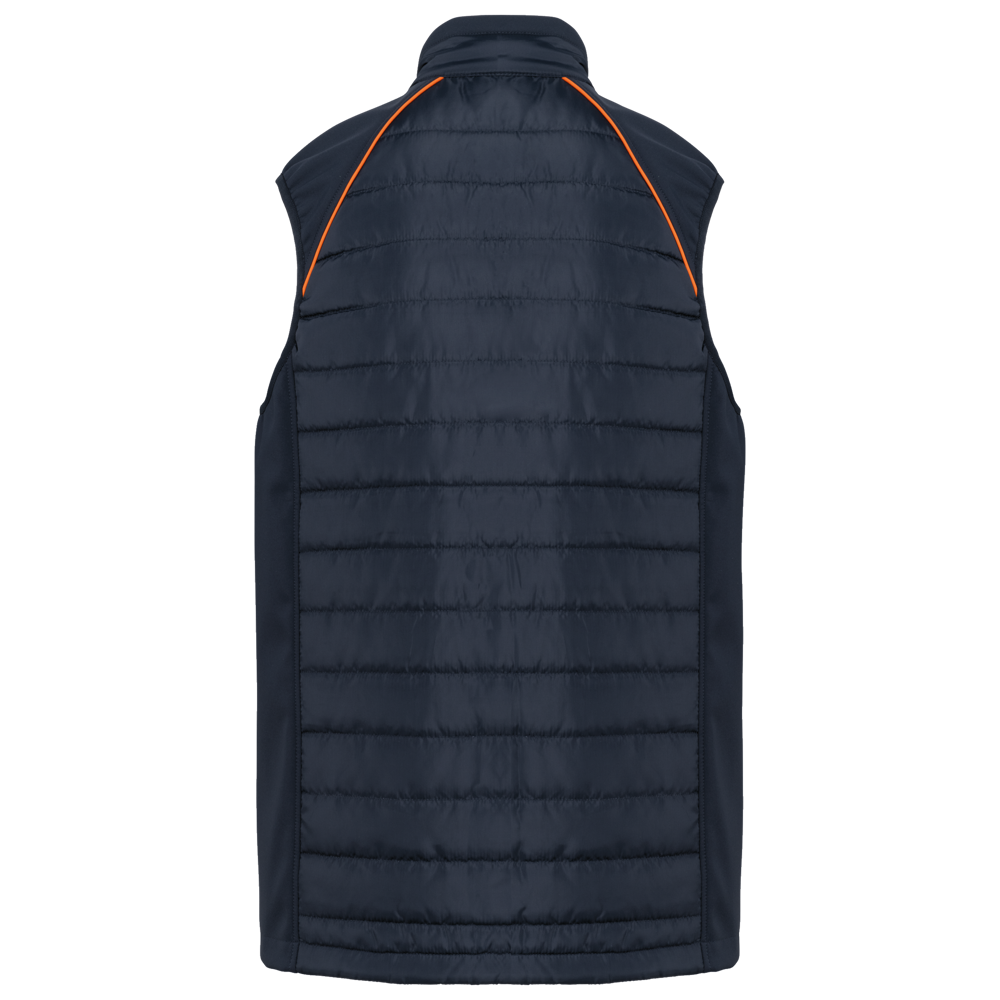 WK606 - Bodywarmer Day To Day in twee stoffen
