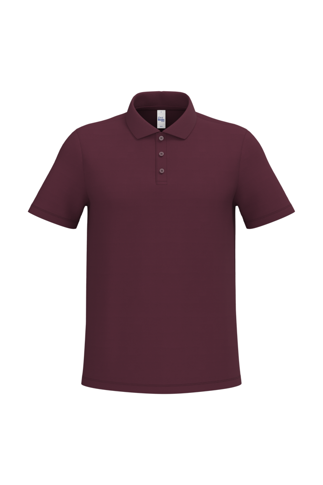 - Herenpolo piqué - Ideal Burgundy