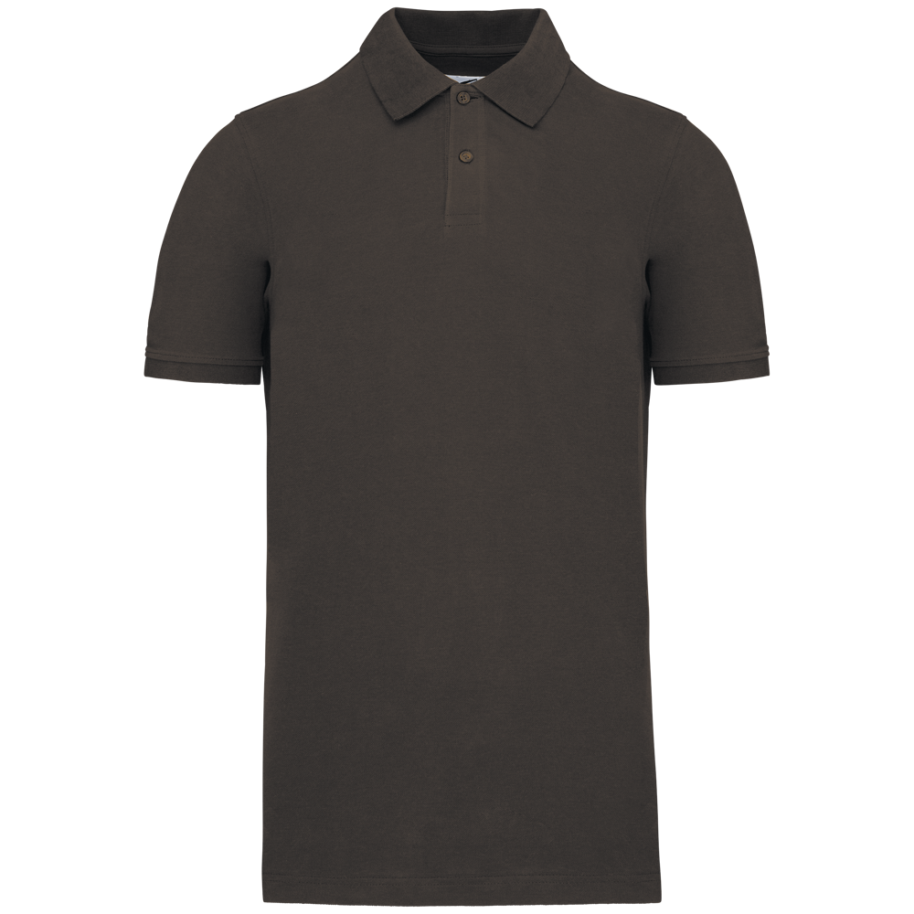 - Piqué-herenpolo Bio180 - Dark Grey