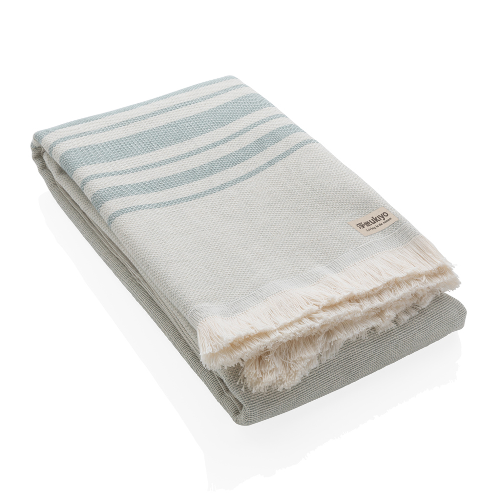 Ukiyo Yumiko AWARE™ Hamam Handdoek 100x180cm - groen (± PMS 5555)