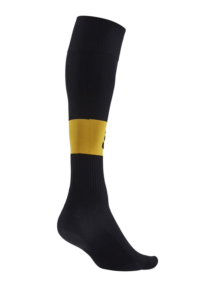 Craft - Squad Sock Contrast Black/Sweden Yellow 28/30