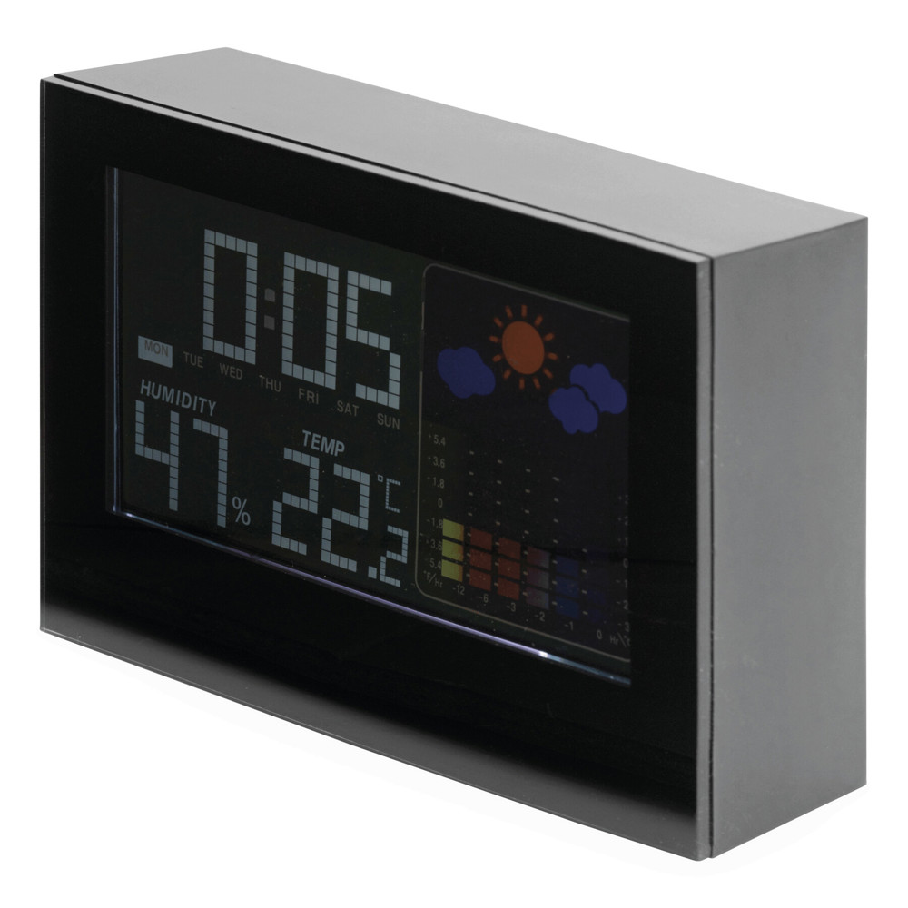 COLOUR - Bureauklok/ weerstation