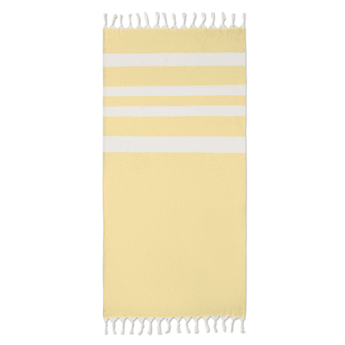 AGOURA - Hammam handdoek 140 gr/m² - Geel