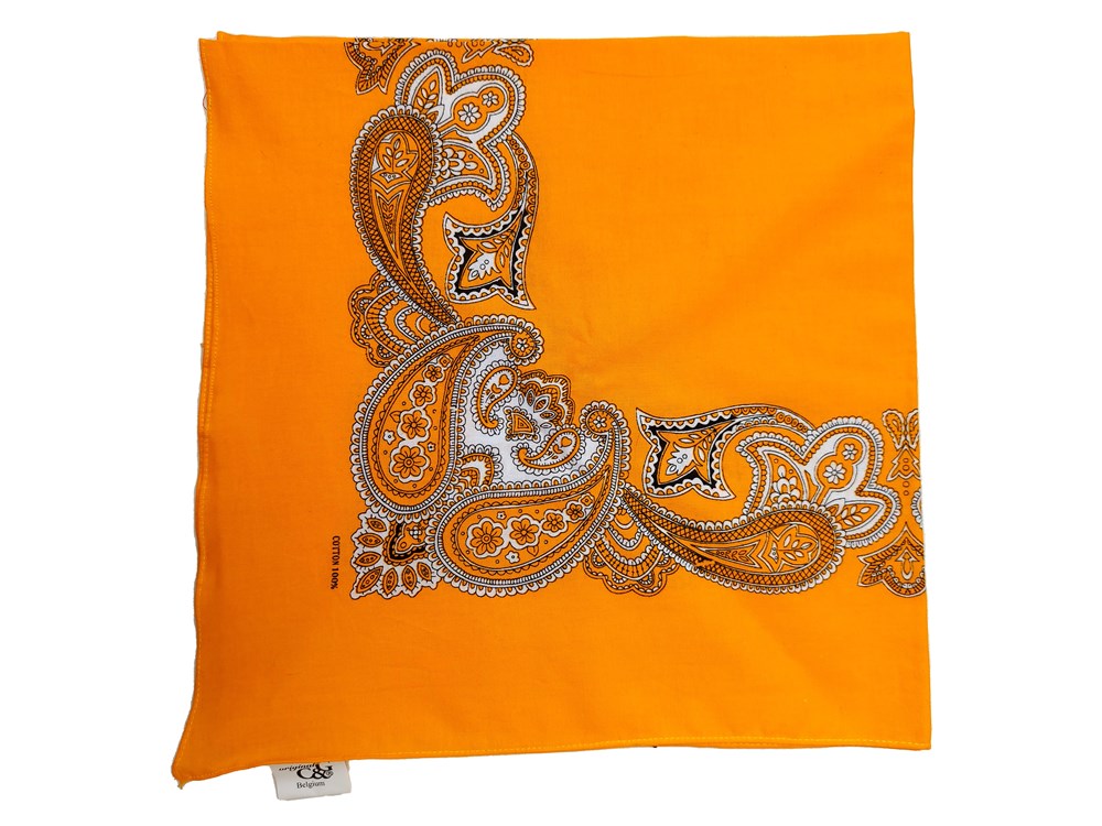 P800 - Bandana design Cashmere - Zonnebloemgeel