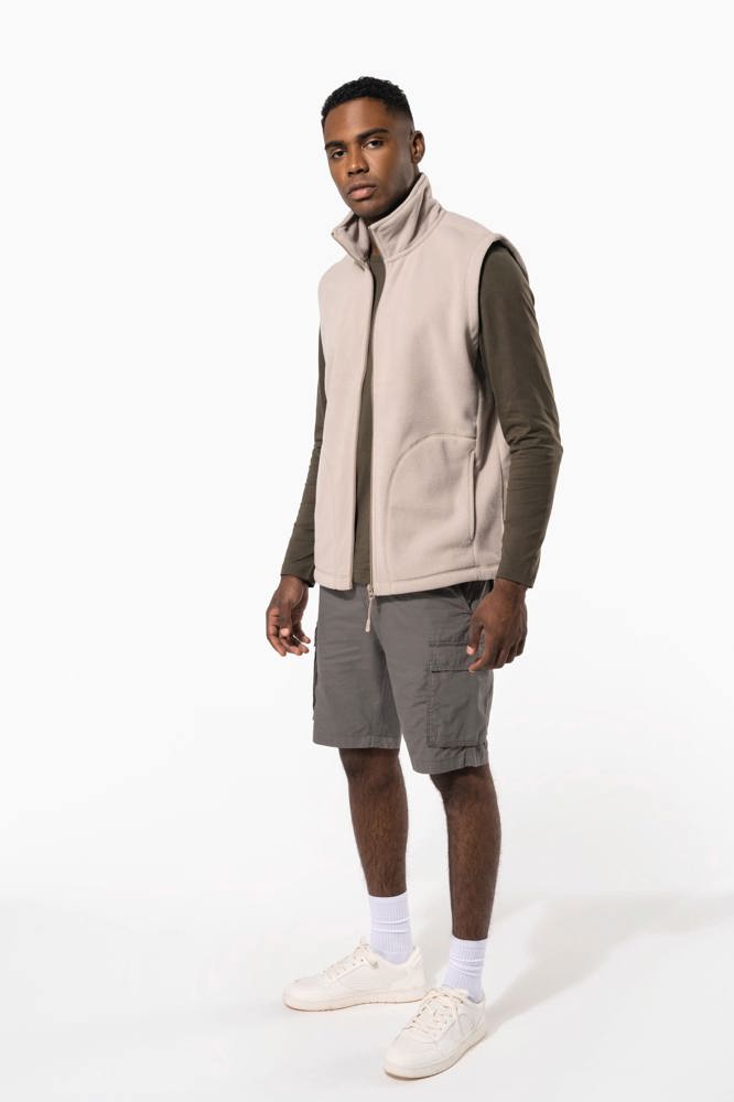 K913 - Bodywarmer van microfleece heren