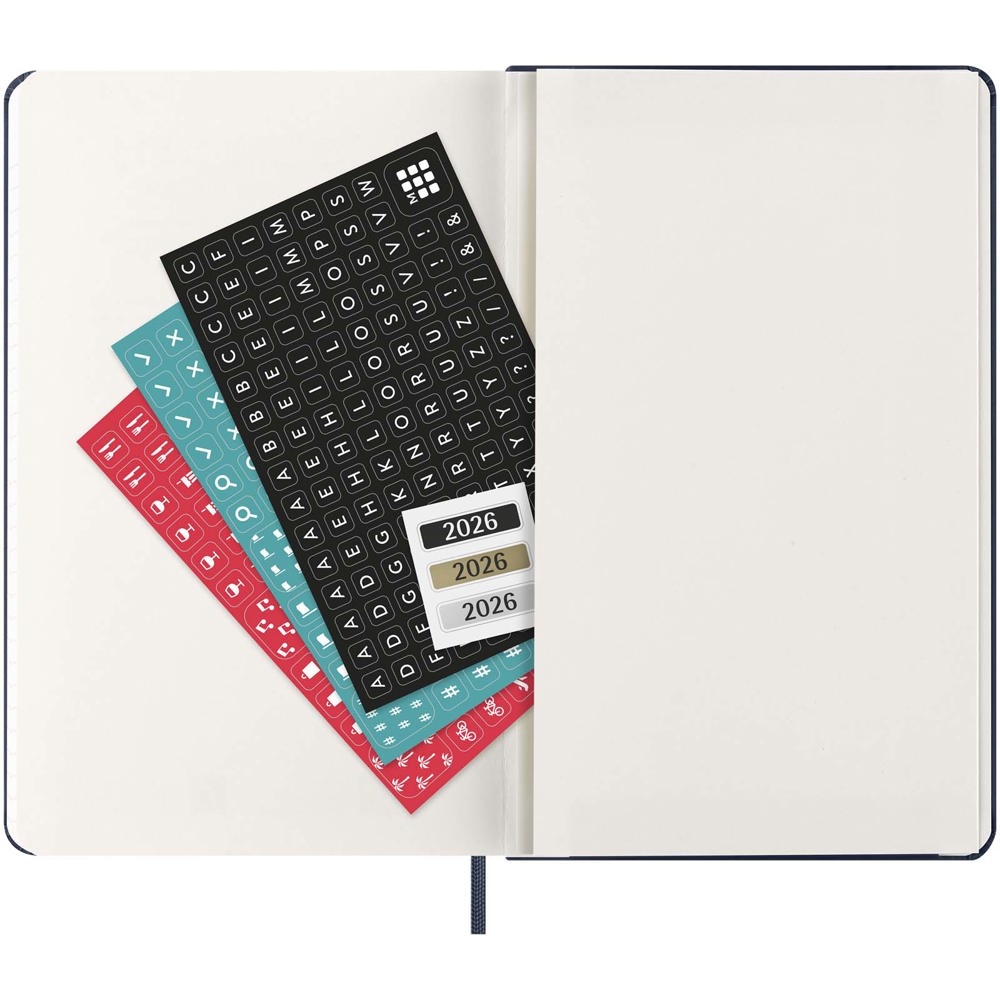 Moleskine week-agenda voor 12 maanden met harde kaft L