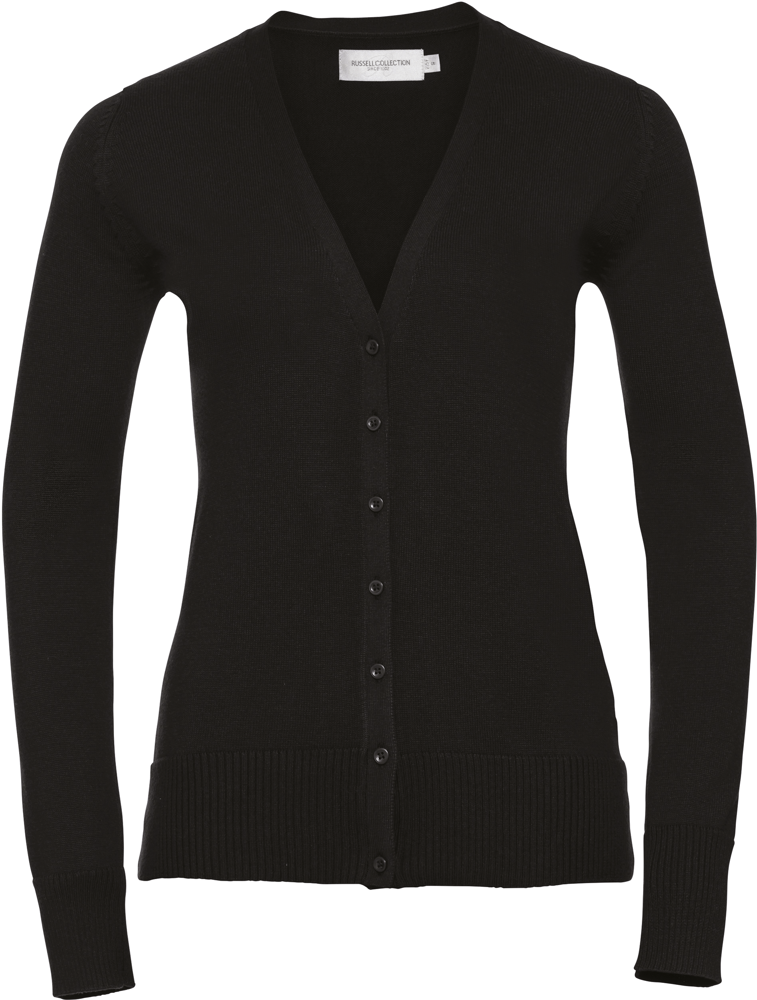 RU715F - Ladies' gebreid vest met V-hals