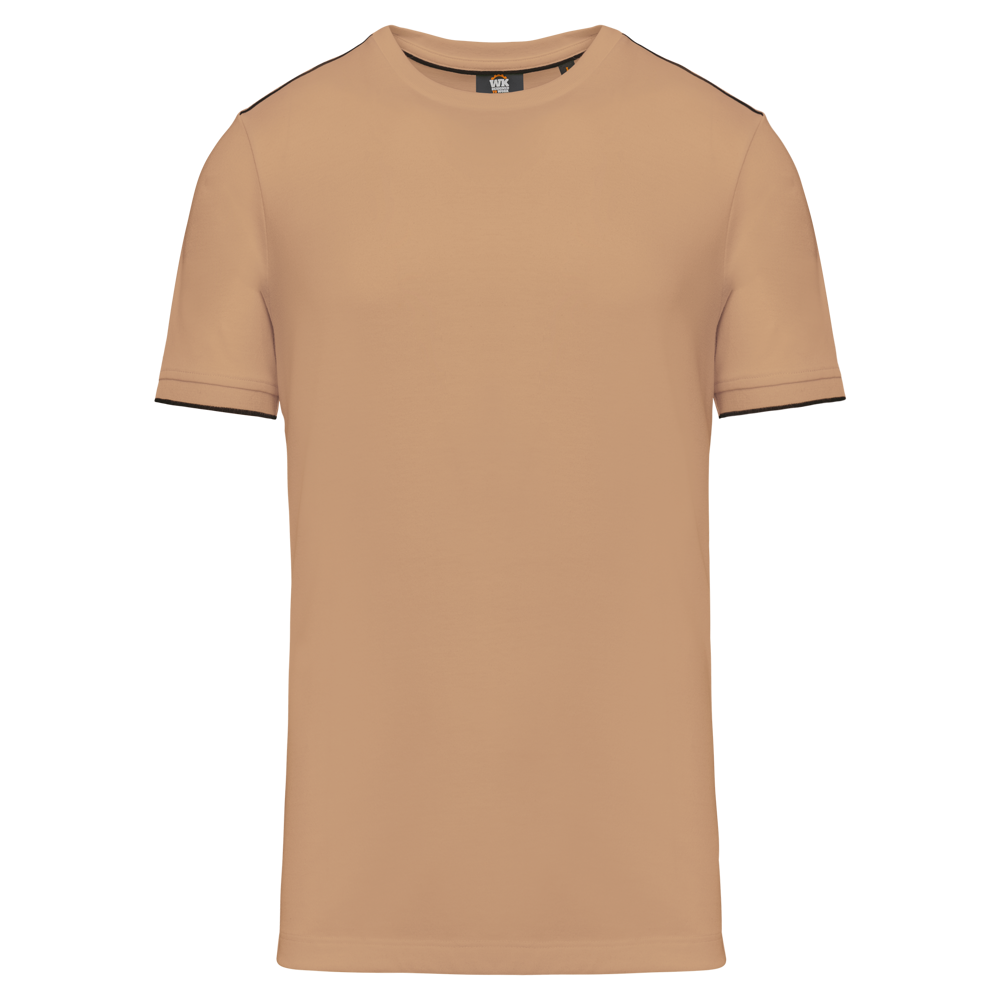 WK3020 - T-shirt Day To Day korte mouwen - Camel / Black