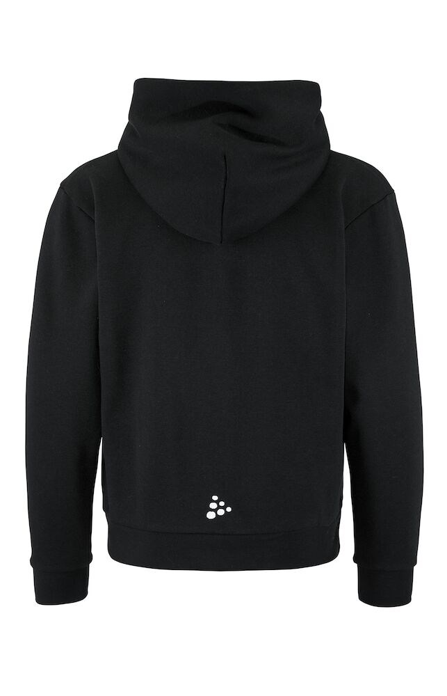 Craft - Community 2.0 Logo FZ Hoodie JR Black 122/128