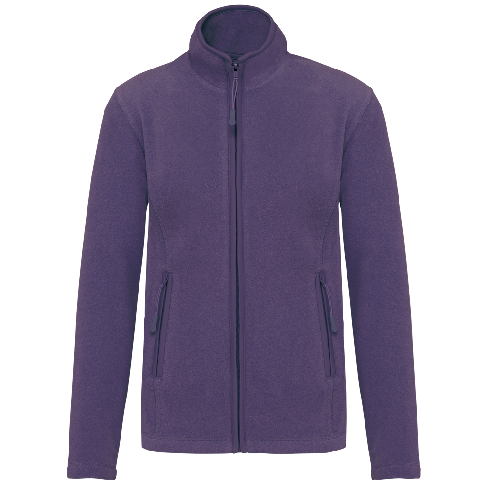 - Microfleece met rits dames - Purple