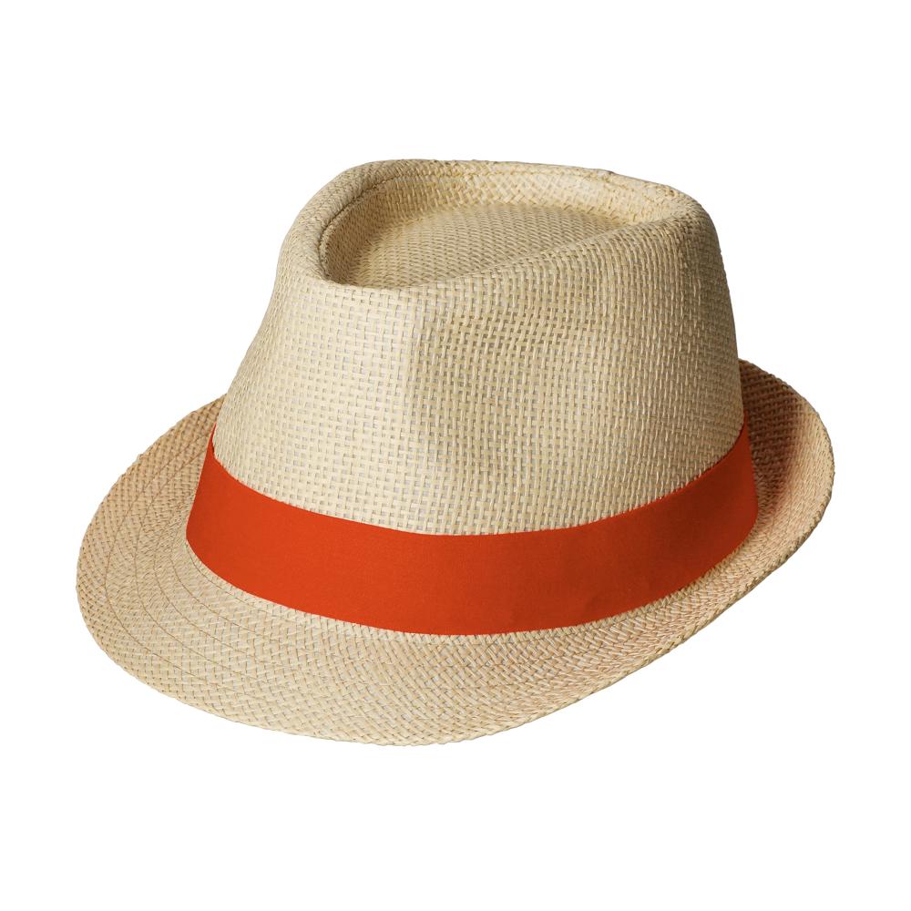 Panamahoed "Salvador" - beige/rood