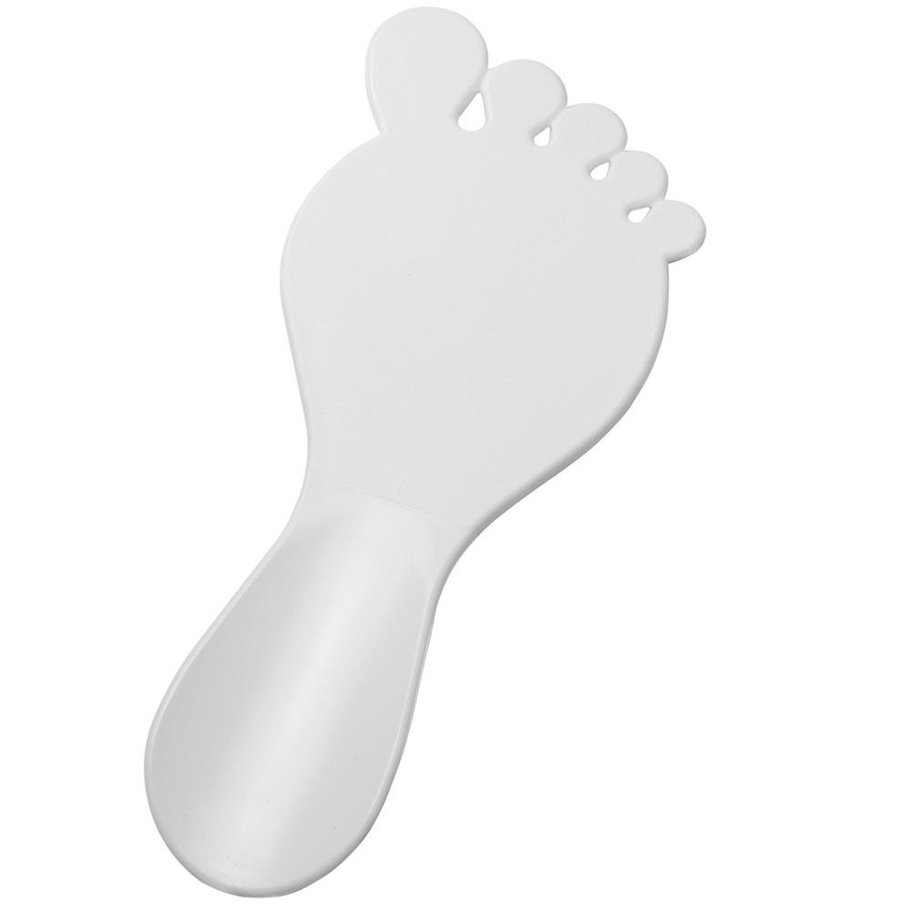 Schoenlepel "voet" - Wit