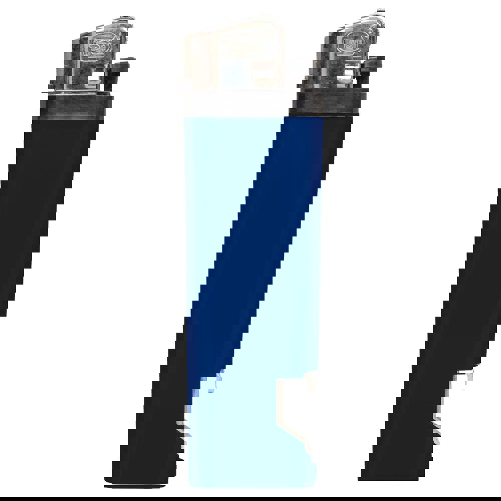 Wegwerpaansteker met flesopener - blauw