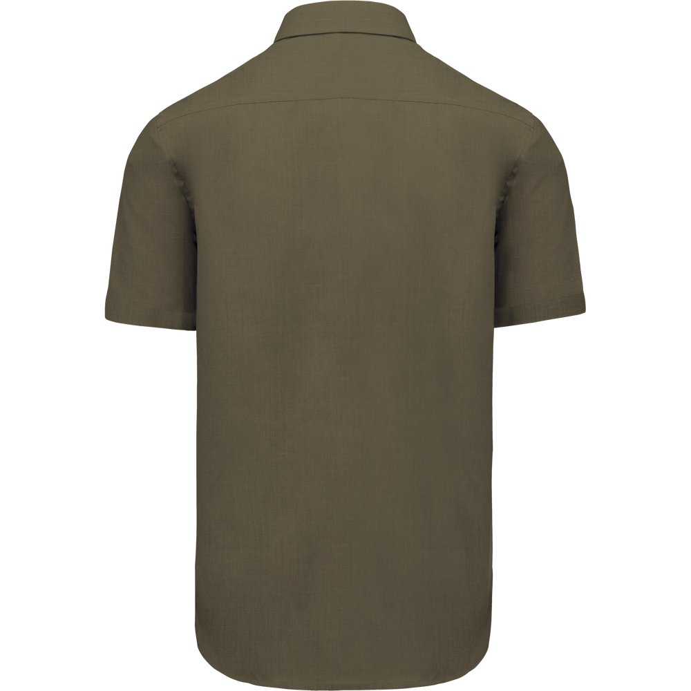 K551C - Overhemd in onderhoudsvriendelijk polykatoen-popeline korte mouwen heren