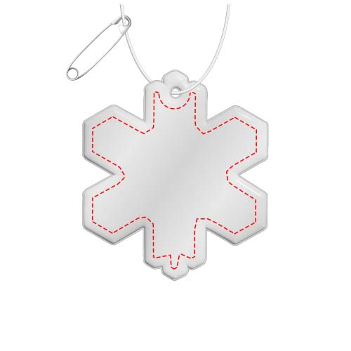 RFX™ H-10 reflecterende pvc hanger met sneeuwvlok