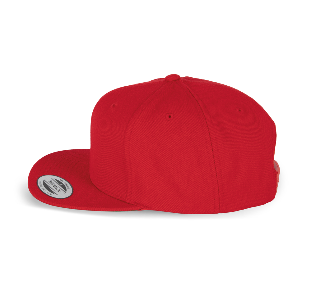 KP910 - Flexfit  pet met platte zonneklep - 6 panelen