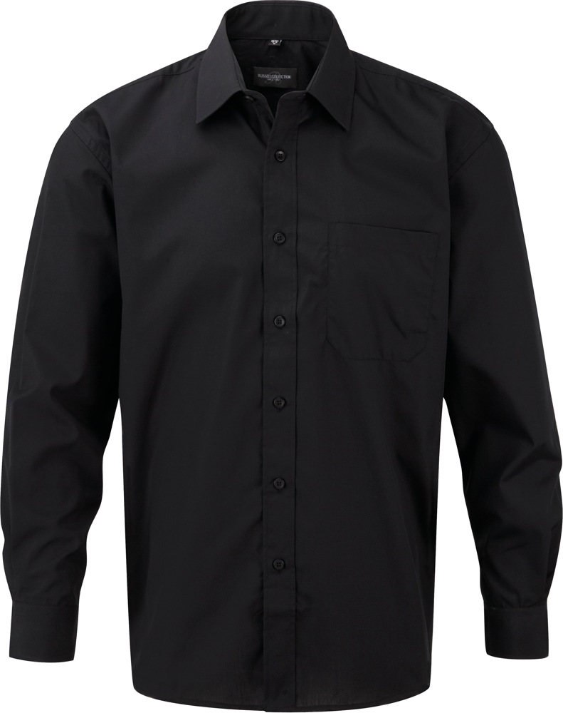RU934M - Men's Ls Polycotton Poplin Shirt
