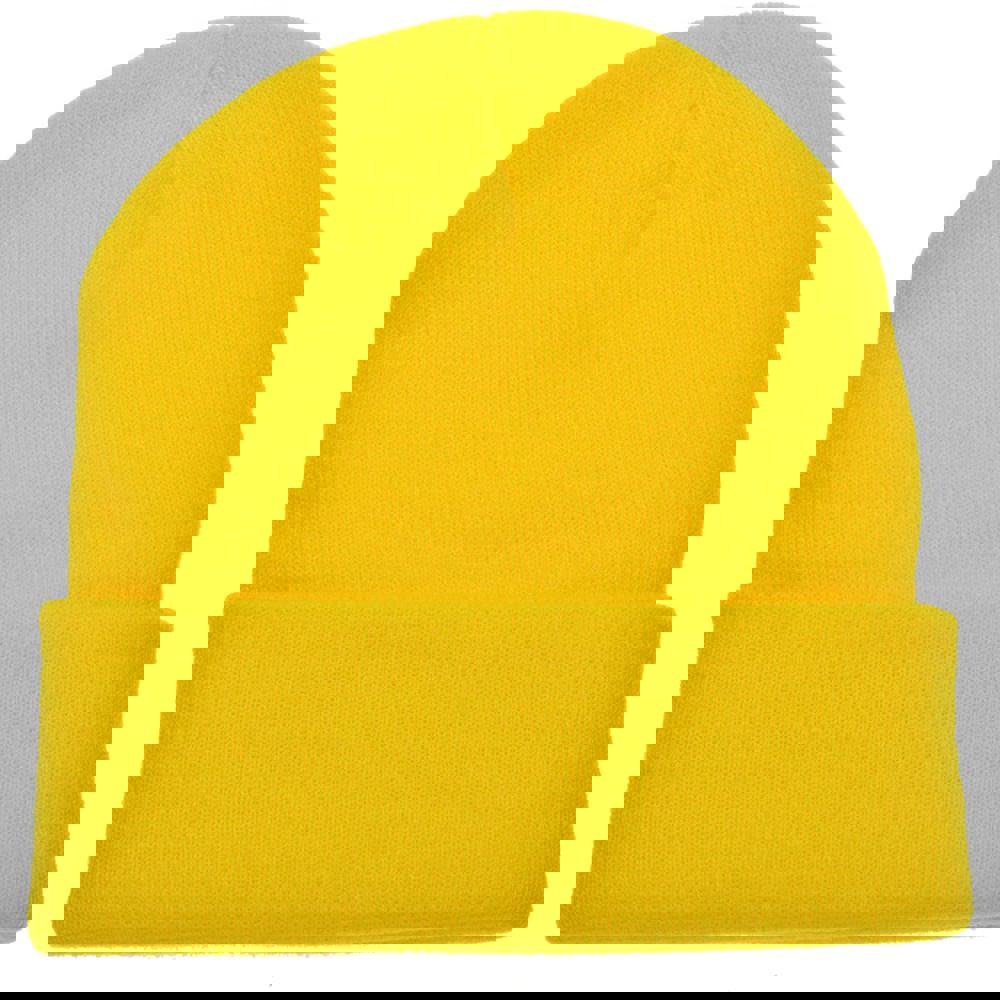 Gebreide muts - Geel (PMS 101c) / Geel