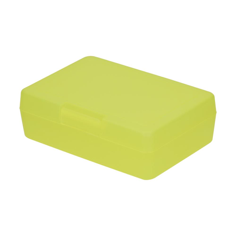 Voorraadbox "Lunchbox" - trendgeel PP