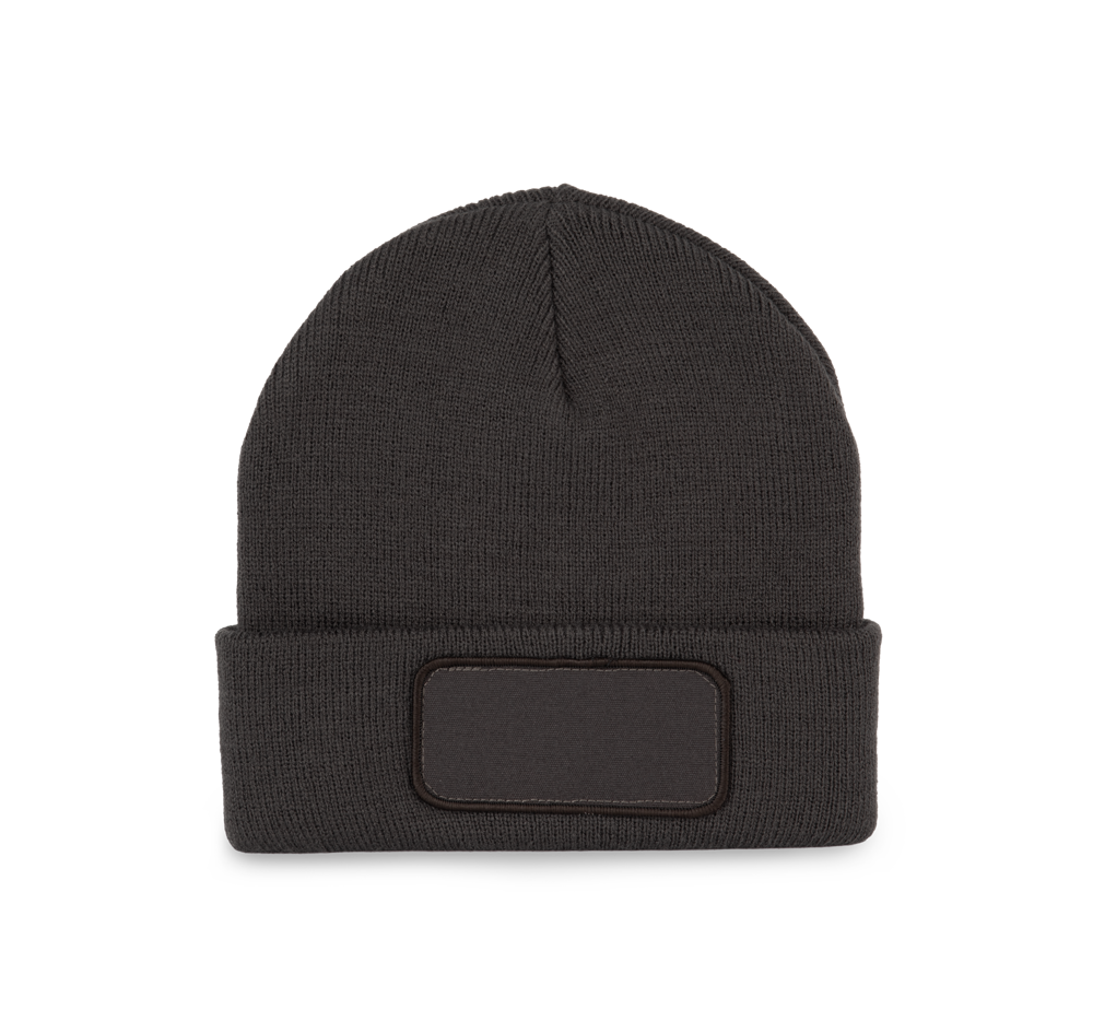 KP895 - Muts met patch - Dark Grey