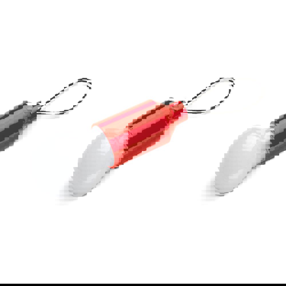 Sleutelhanger gloeilampje - rood