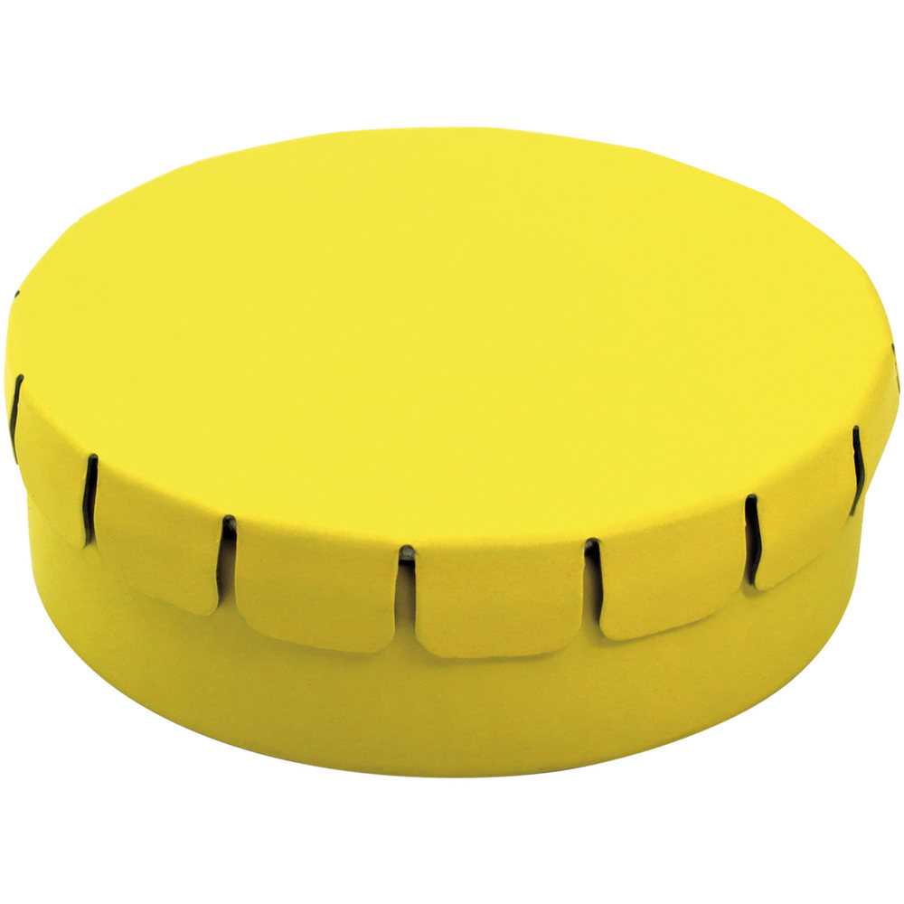 Clic clac suikervrije extra sterke pepermunt - Mat geel