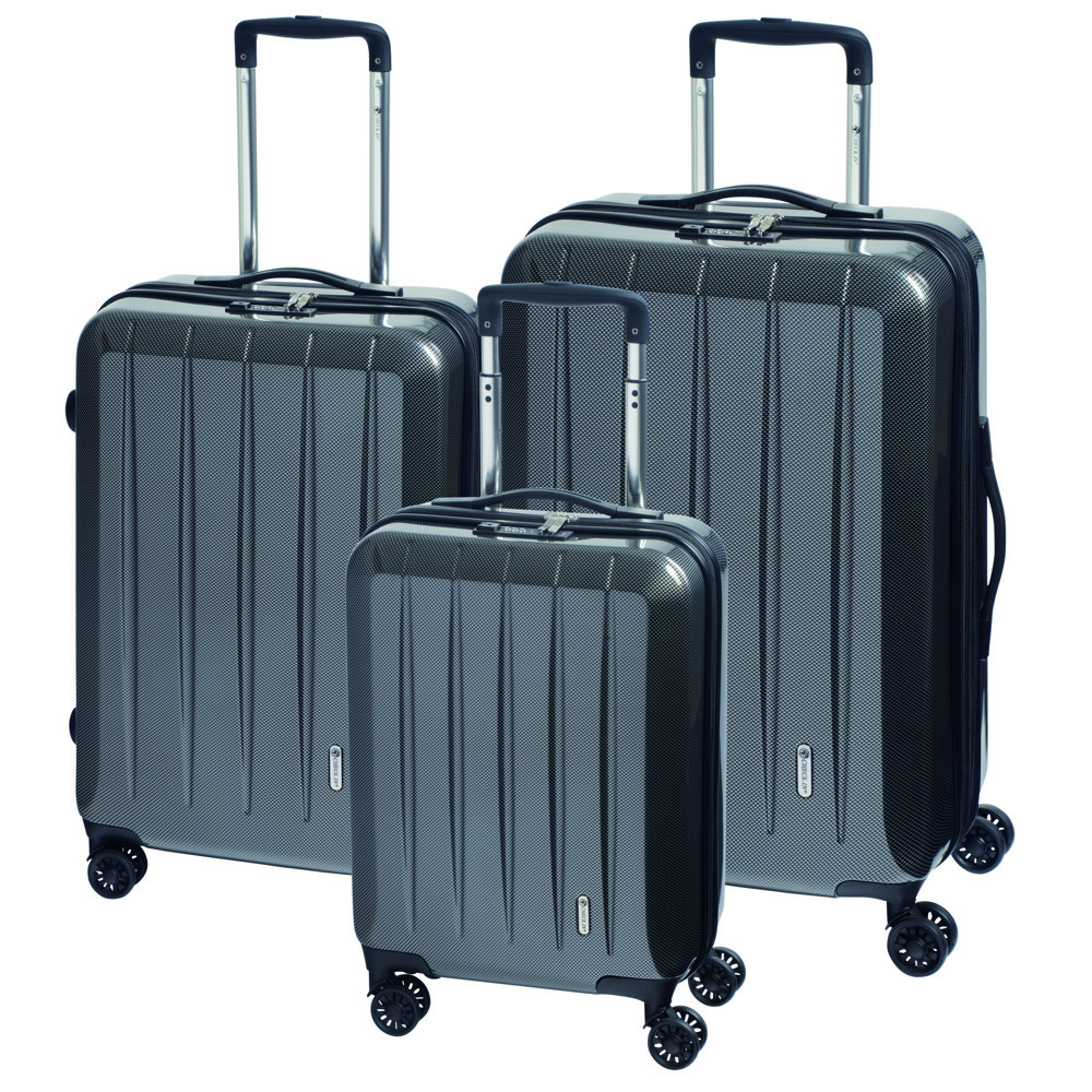 LONDON 2.0 - Trolley-set - carbon zwart