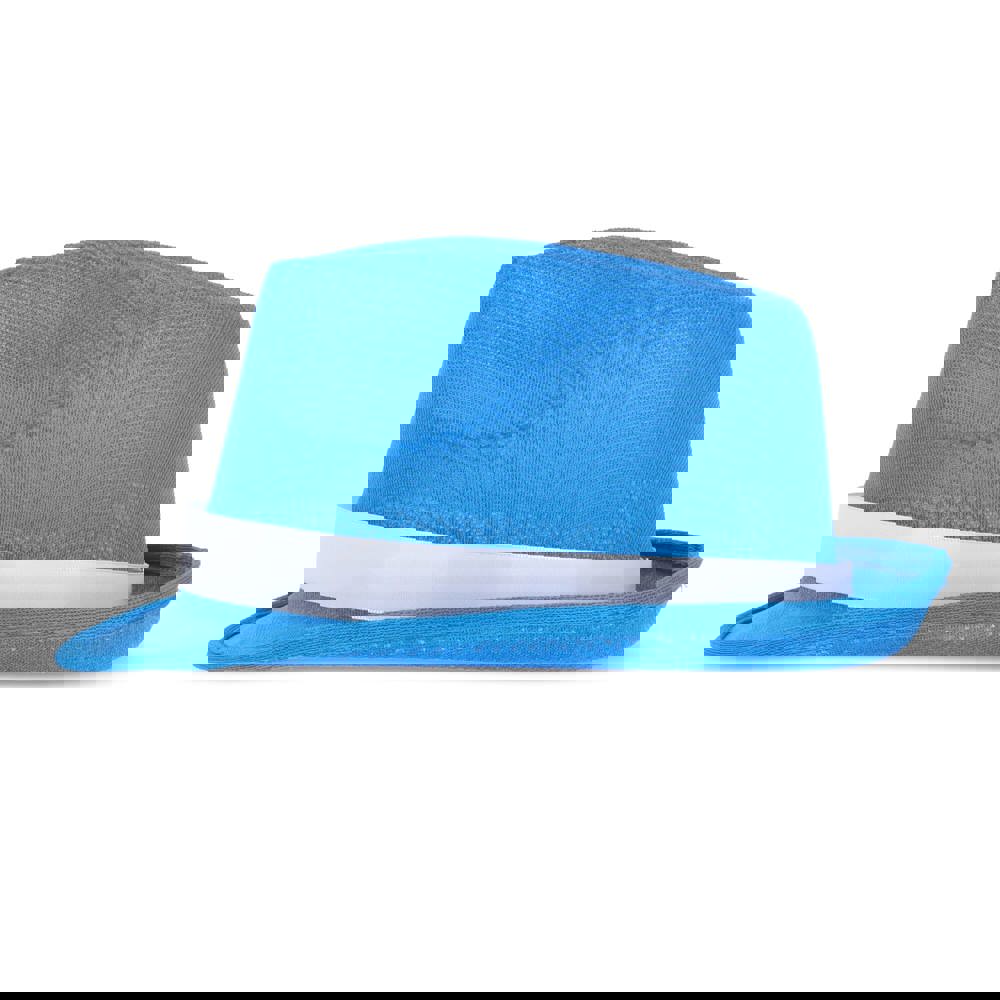 Polyester hoed met band