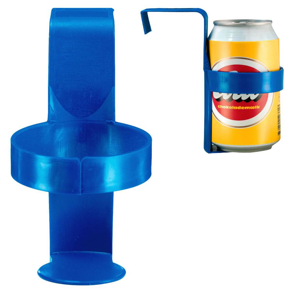 Flessenhouder "Store" - standaard blauw PP