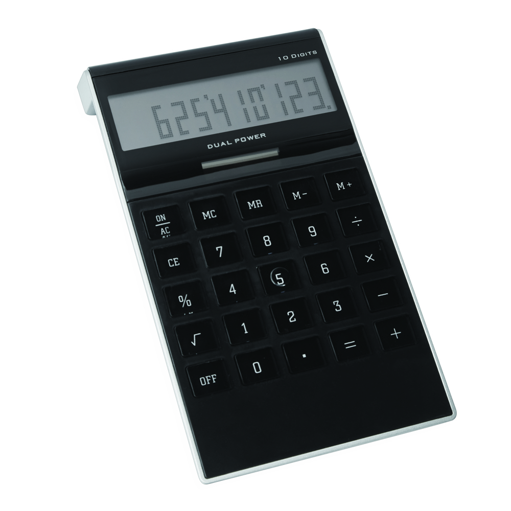 Dotty Matrix - Elegant vormgegeven dual-power calculator