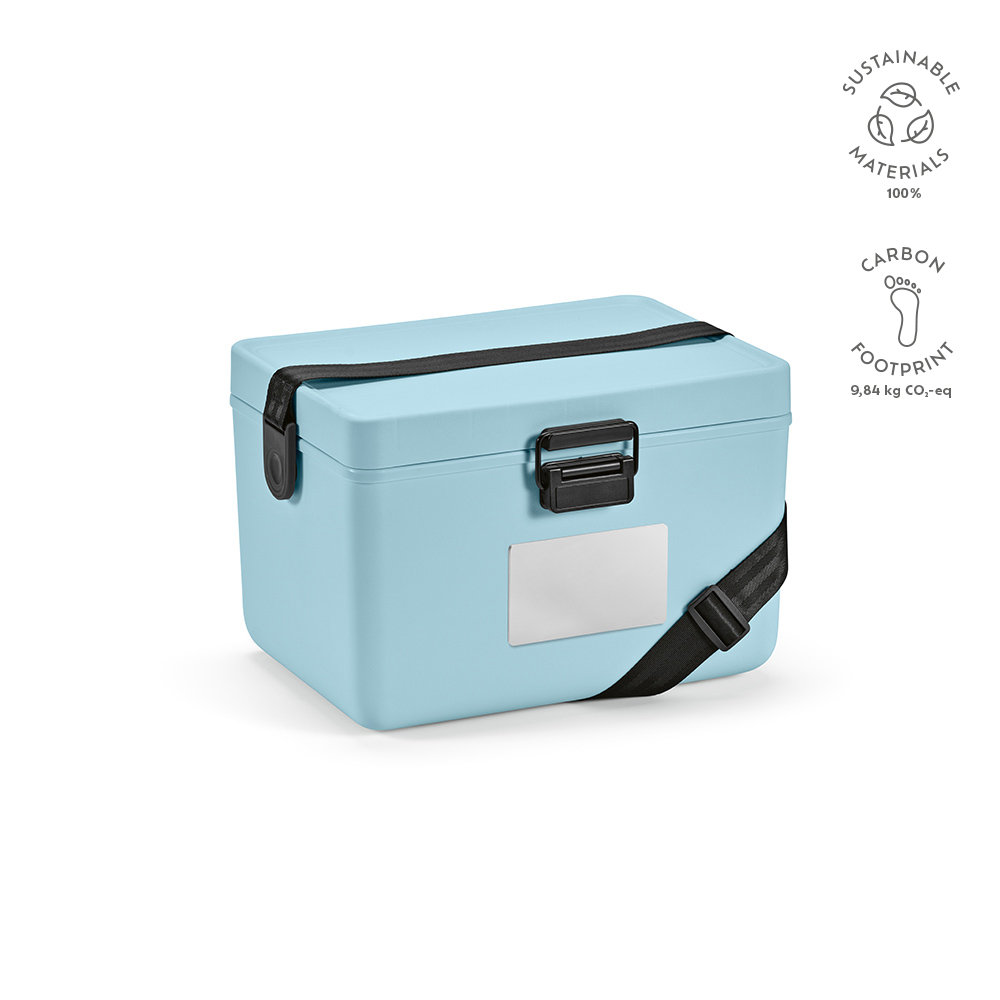 Bangkok 12L Koeler Gerecycled PP - pastelblauw