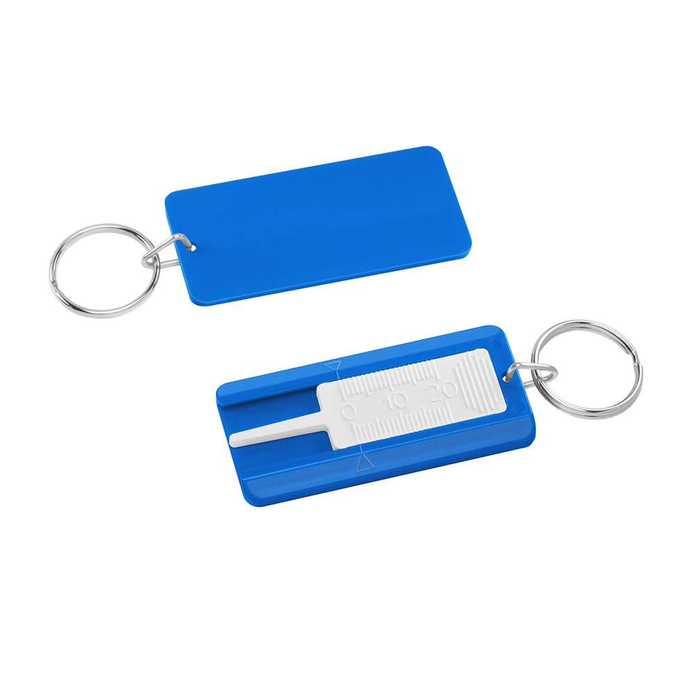 Bandenprofiel dieptemeter - wit/blauw