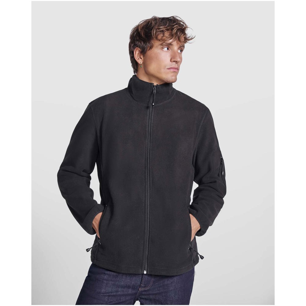 Luciane fleece herenjack met volledige rits