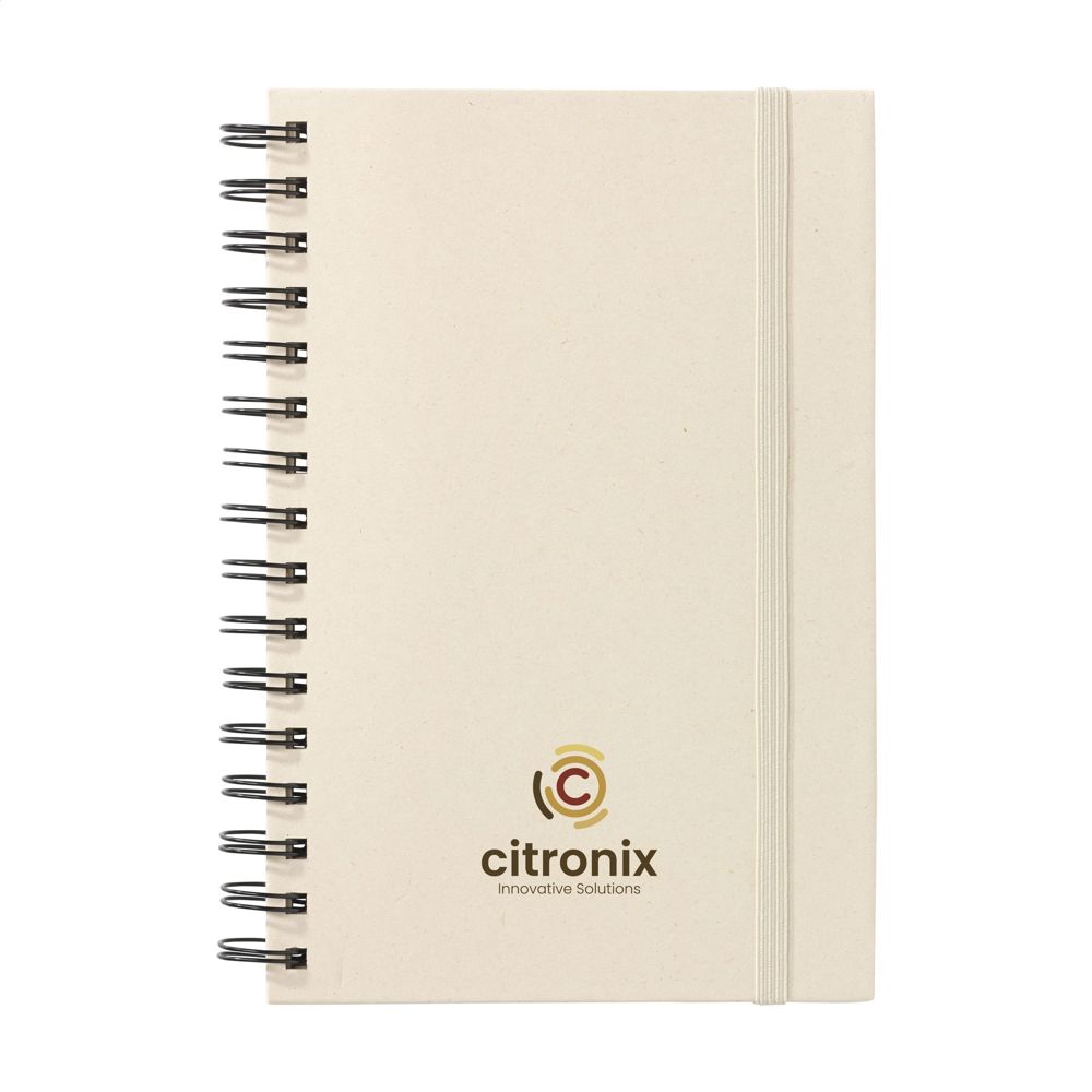 Sugarcane Bagasse Spiral Notebook A5 notitieboek