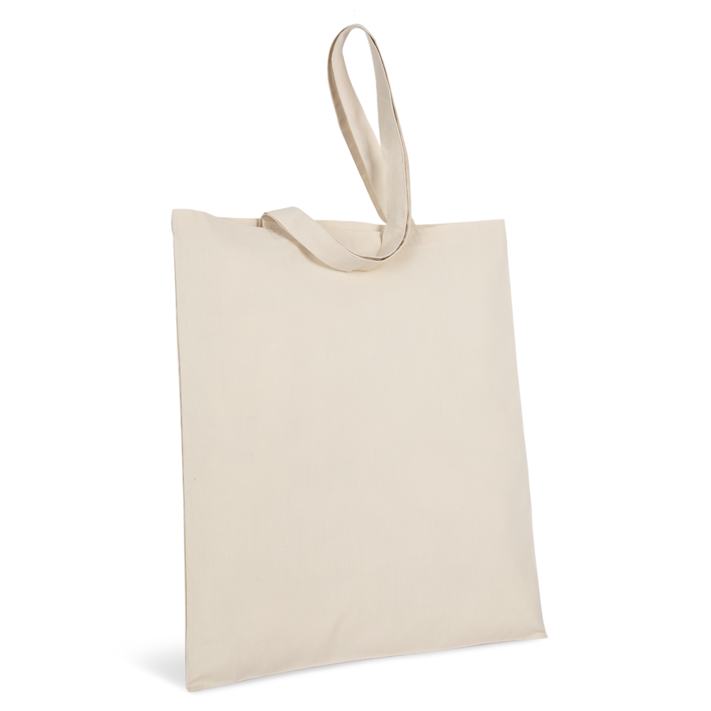 KI3207 - Totebag in gerecycleerde stof met katoenlook