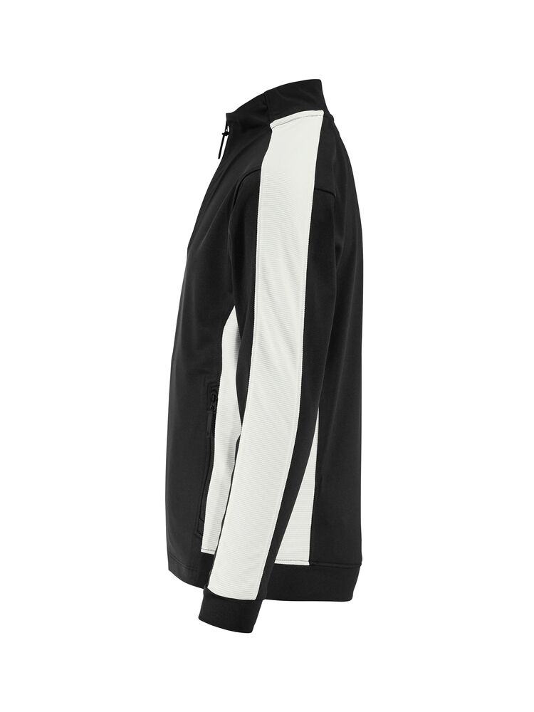 Craft - Evolve 2.0 Contrast Full Zip Jacket Jr Black/Contrast white 146/152