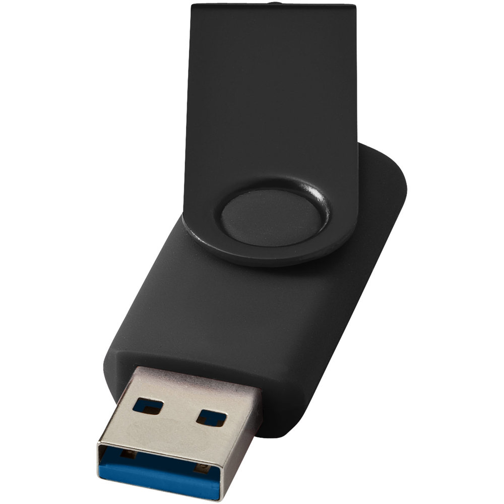 Rotate metallic USB 3.0 - Zwart