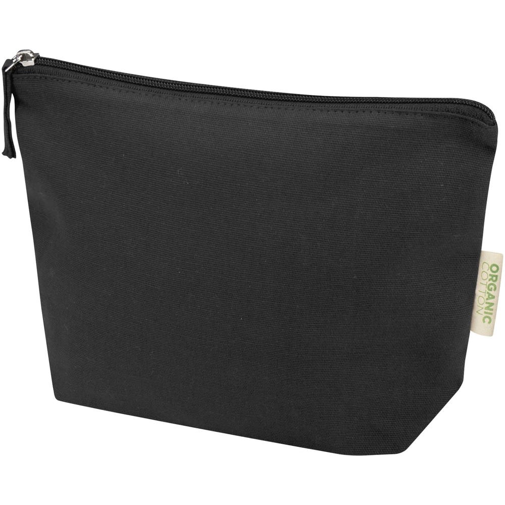 Odisha 180 g/m² OCS biologisch katoenen toilettas 1L - Zwart
