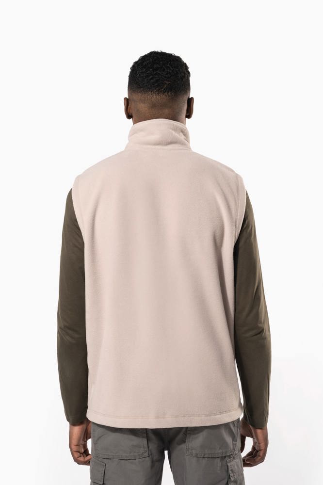 K913 - Bodywarmer van microfleece heren