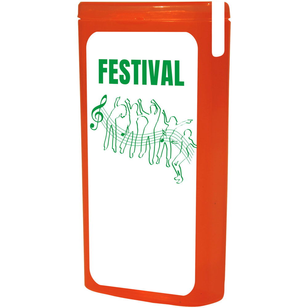 Minikit festival set - Transparant rood