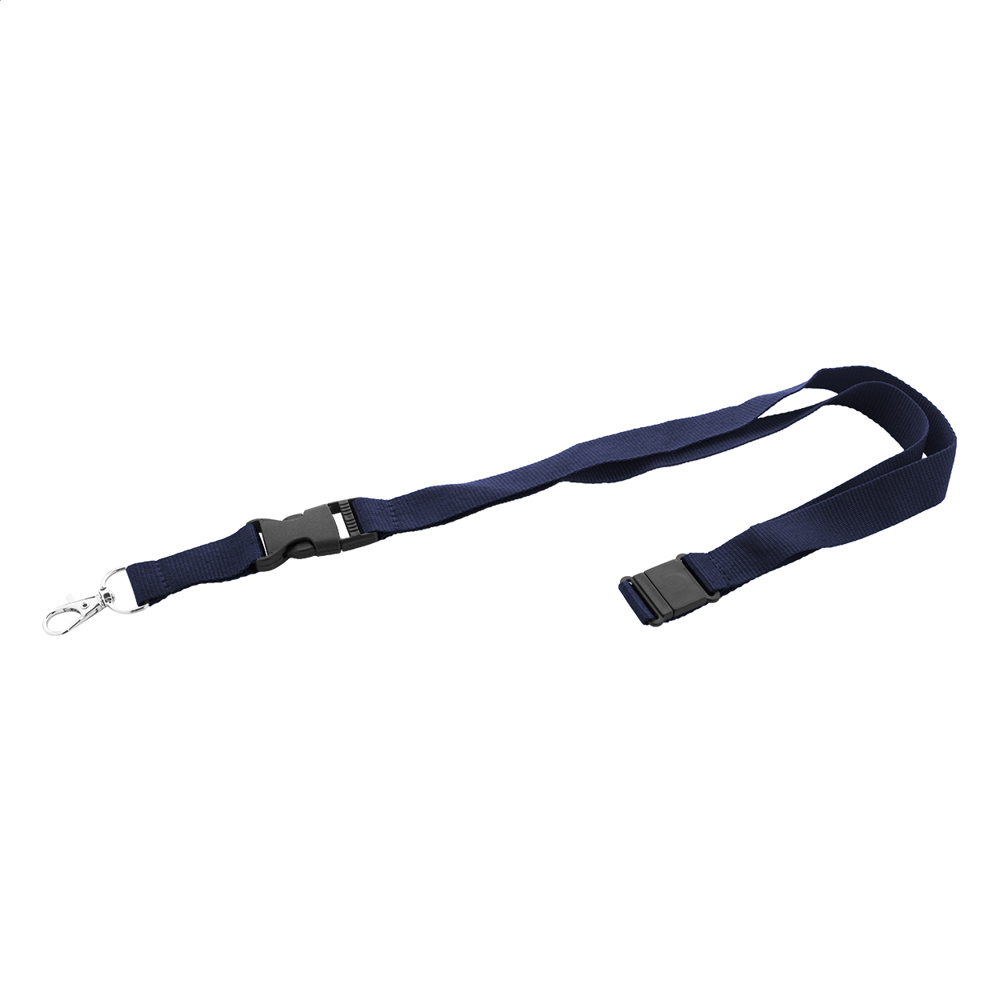 Revent Plus - RPET-sleutelkoord - donker blauw