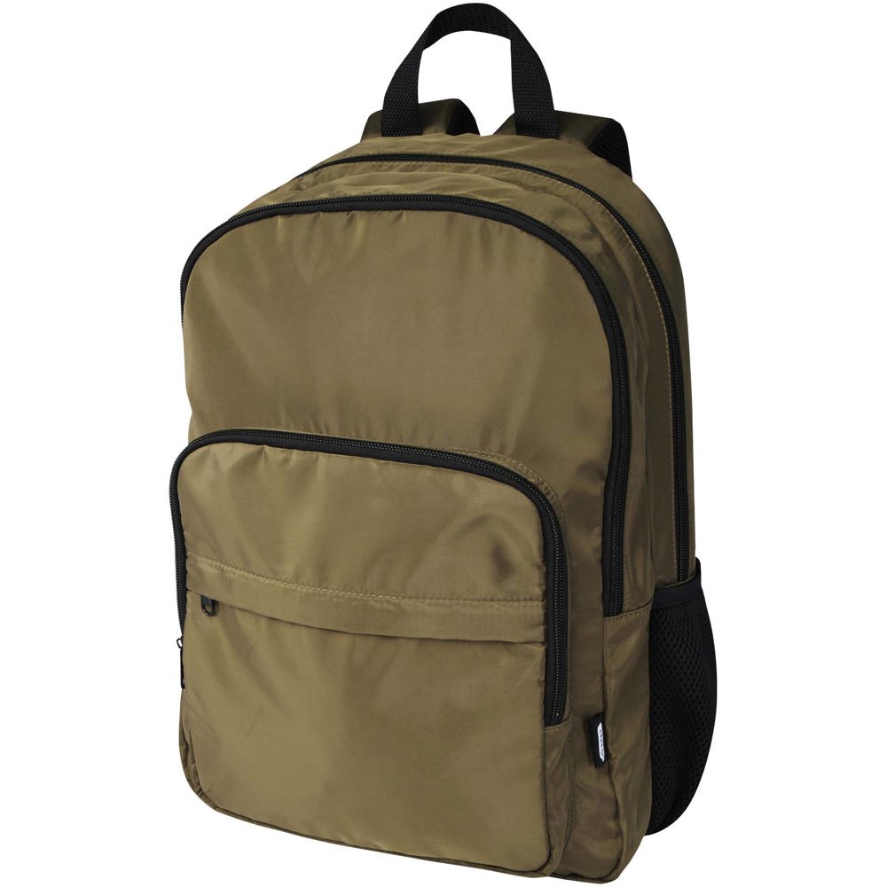 Trend Plus GRS gerecyclede 15,6 inch laptoprugzak 20 l - Bosgroen