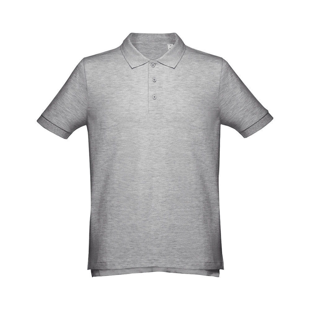 THC ADAM 3XL. Polo t-shirt voor mannen - Heide licht grijs