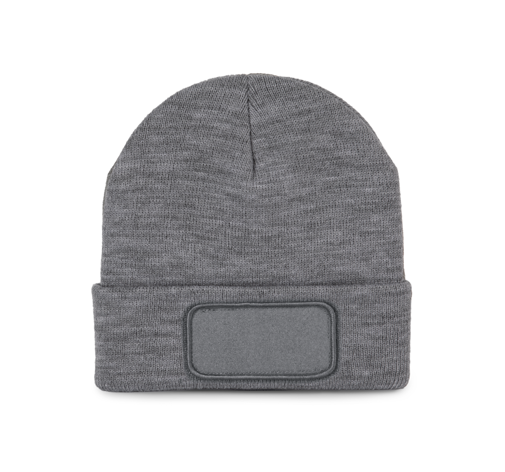 KP895 - Muts met patch - Oxford Grey