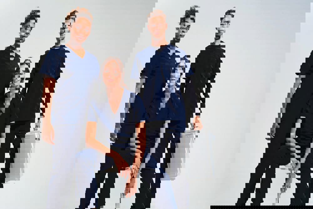 NN310X - Stretch tuniek met korte mouwen voor dames