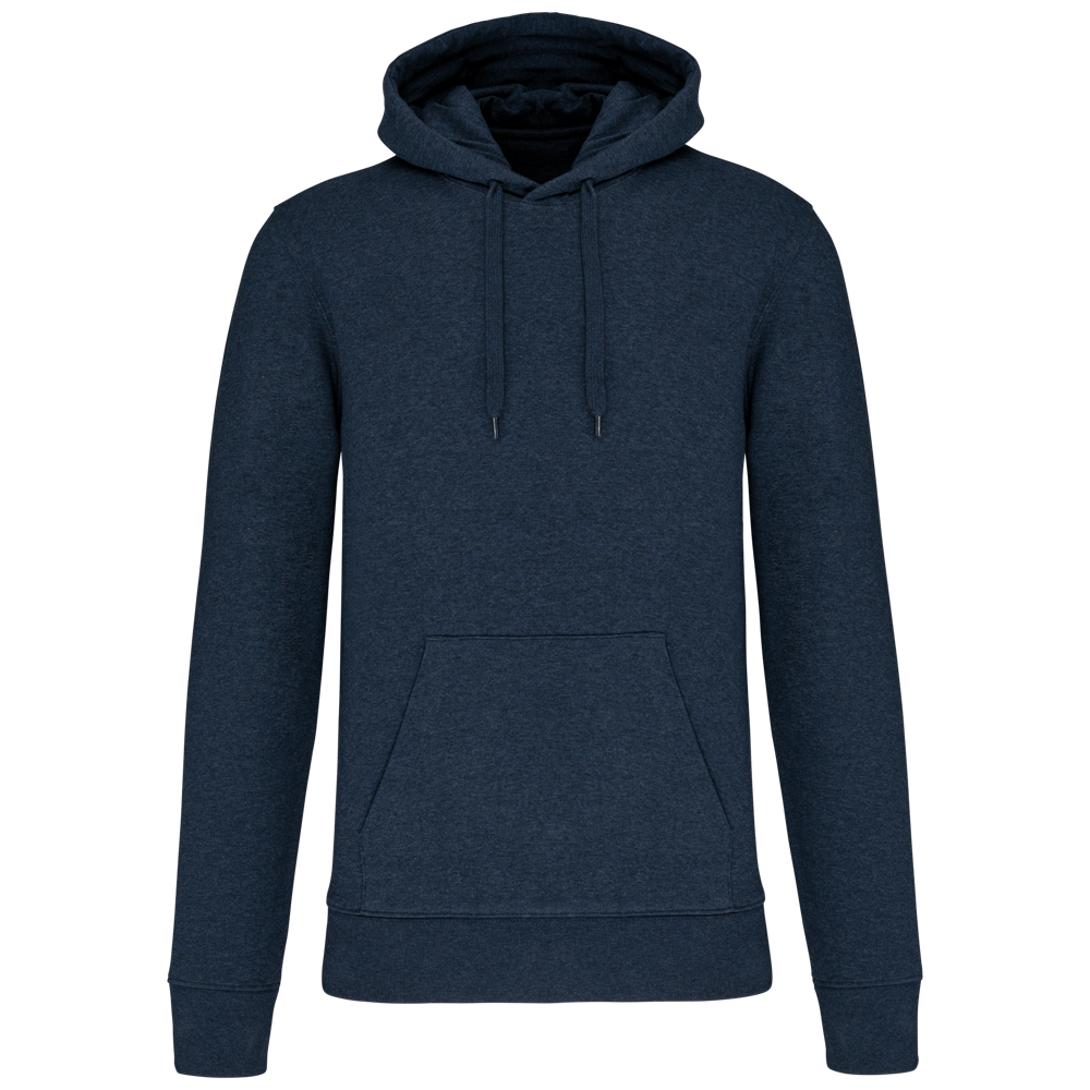 - Ecologische herensweater met capuchon - French Navy Heather
