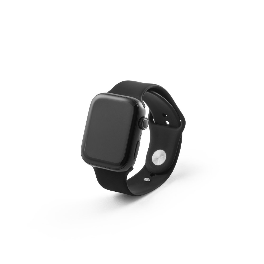 WILES. Smartwatch met 1.85" scherm, IPX4 en een 3-daagse batterijlevensduur en siliconen horlogebandje